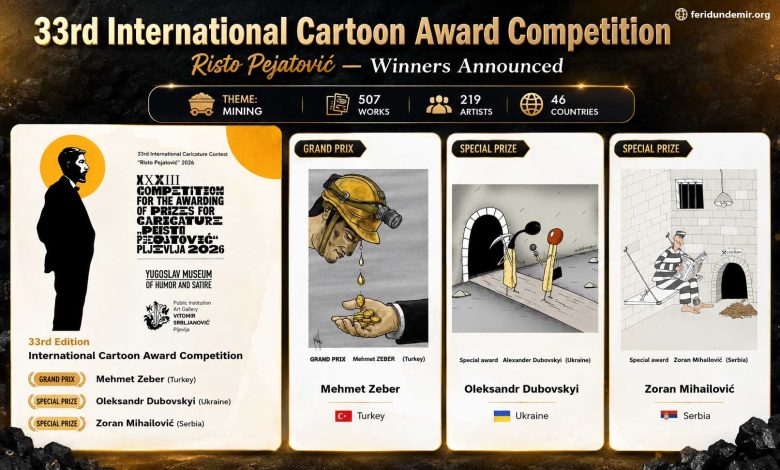 Winners of the 33rd International Cartoon Award Competition Risto Pejatović