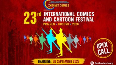 Official call for the 23rd International Comics and Cartoon Festival Prizren 2026.