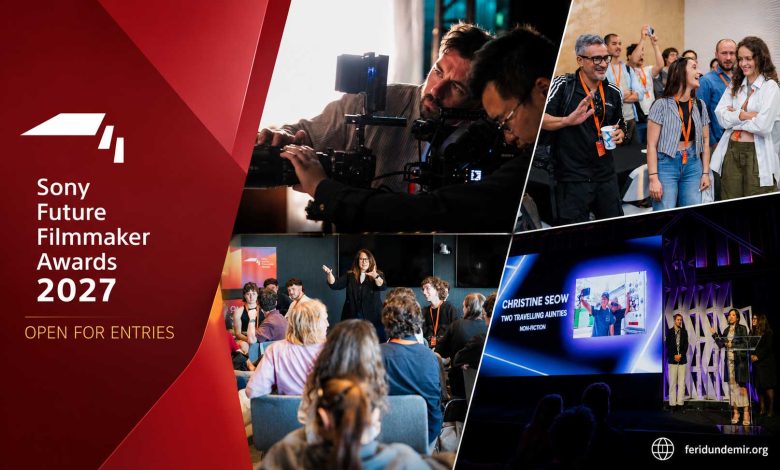 Sony Future Filmmaker Awards 2027 official competition poster announcing free worldwide entries.