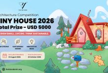 Tiny House 2026 Architecture Competition by Volume Zero official competition poster