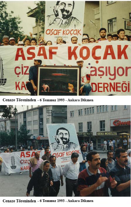 f2-1 The Association of Cartoonists Commemorates Asaf Koçak and the Victims of the Sivas Massacre on the 33rd Anniversary