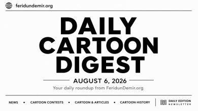 Daily Cartoon Digest – August 6, 2026 newsletter cover