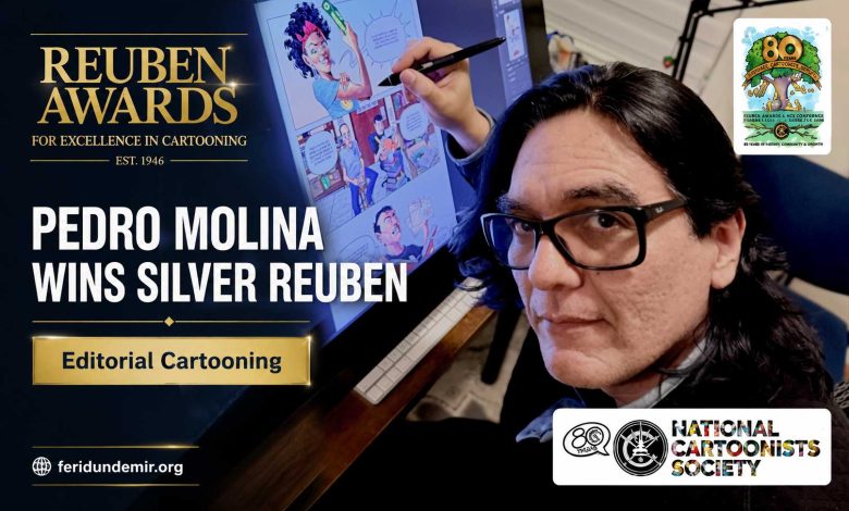 Pedro Molina Silver Reuben Award for Editorial Cartooning
