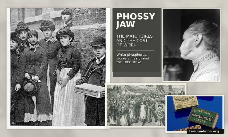 Matchgirls and white phosphorus workers linked to the history of phossy jaw and occupational disease