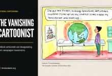 Political cartoonists face shrinking space in newspapers as staff positions decline worldwide