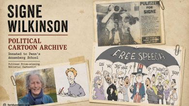 Signe Wilkinson political cartoon archive donated to Penn