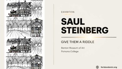 Saul Steinberg exhibition Give Them a Riddle at Pomona College