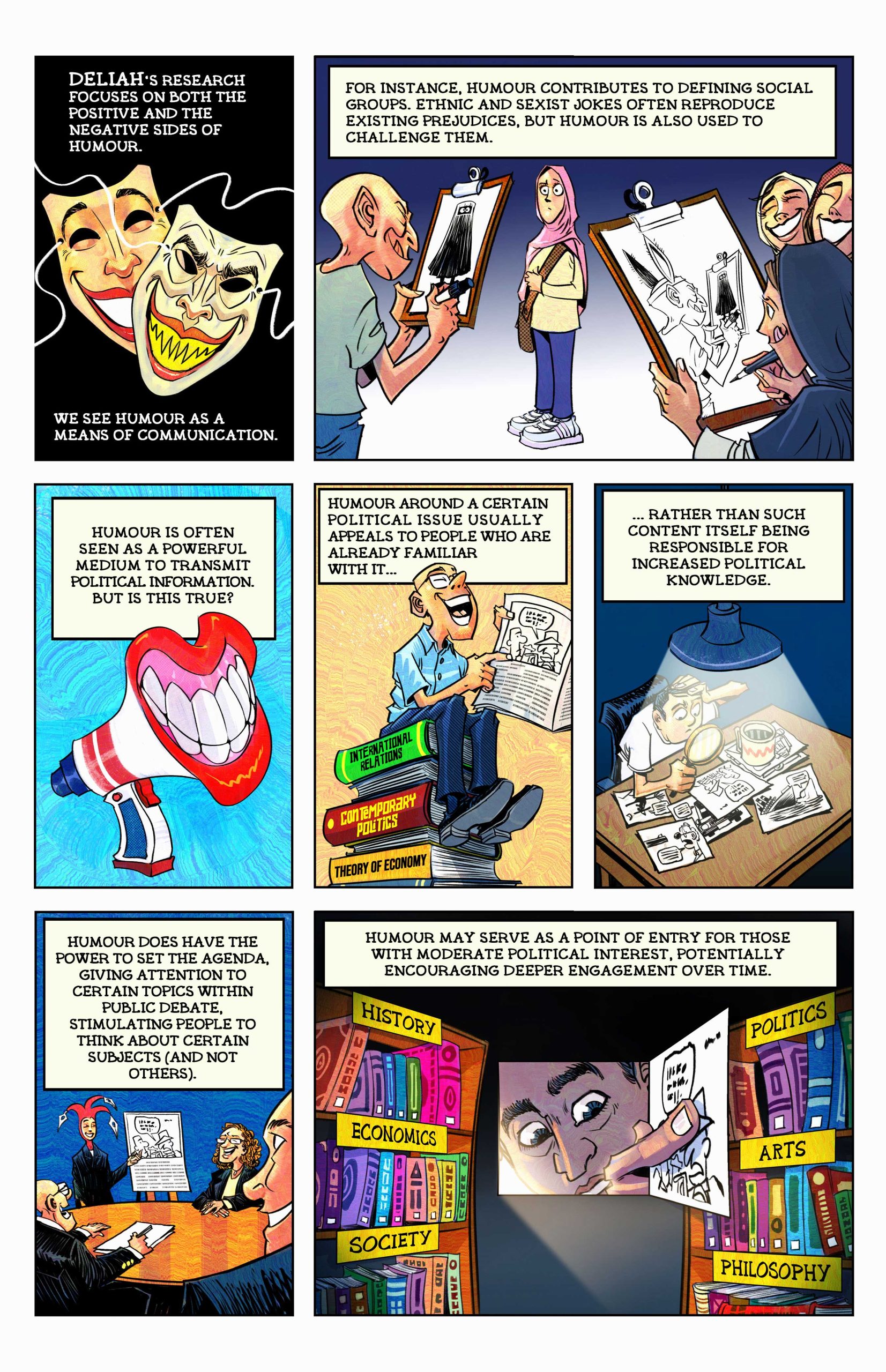  Pedro X. Molina Illustrates New Comic on Humour and Democracy