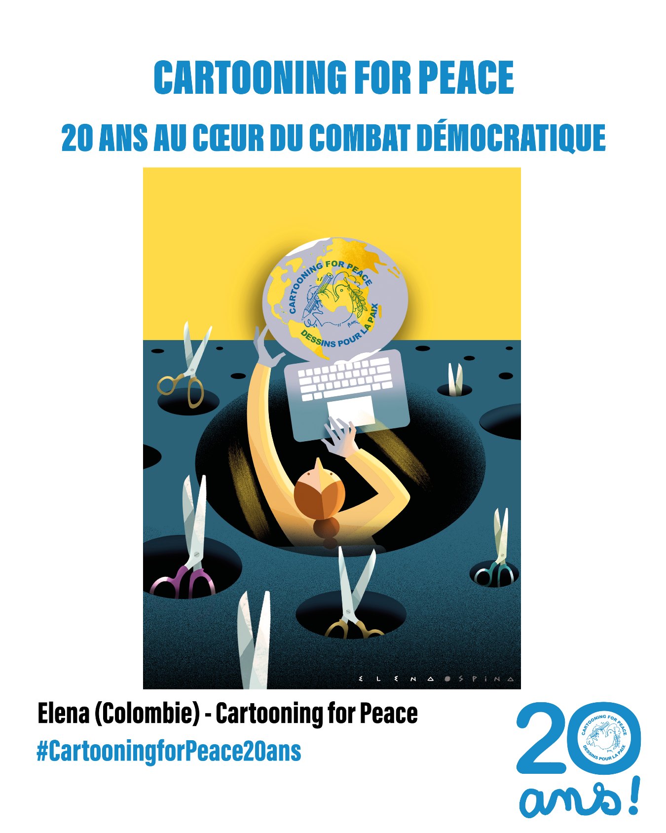  Cartooning for Peace Marks 20 Years with a Call to Defend Freedom of Expression