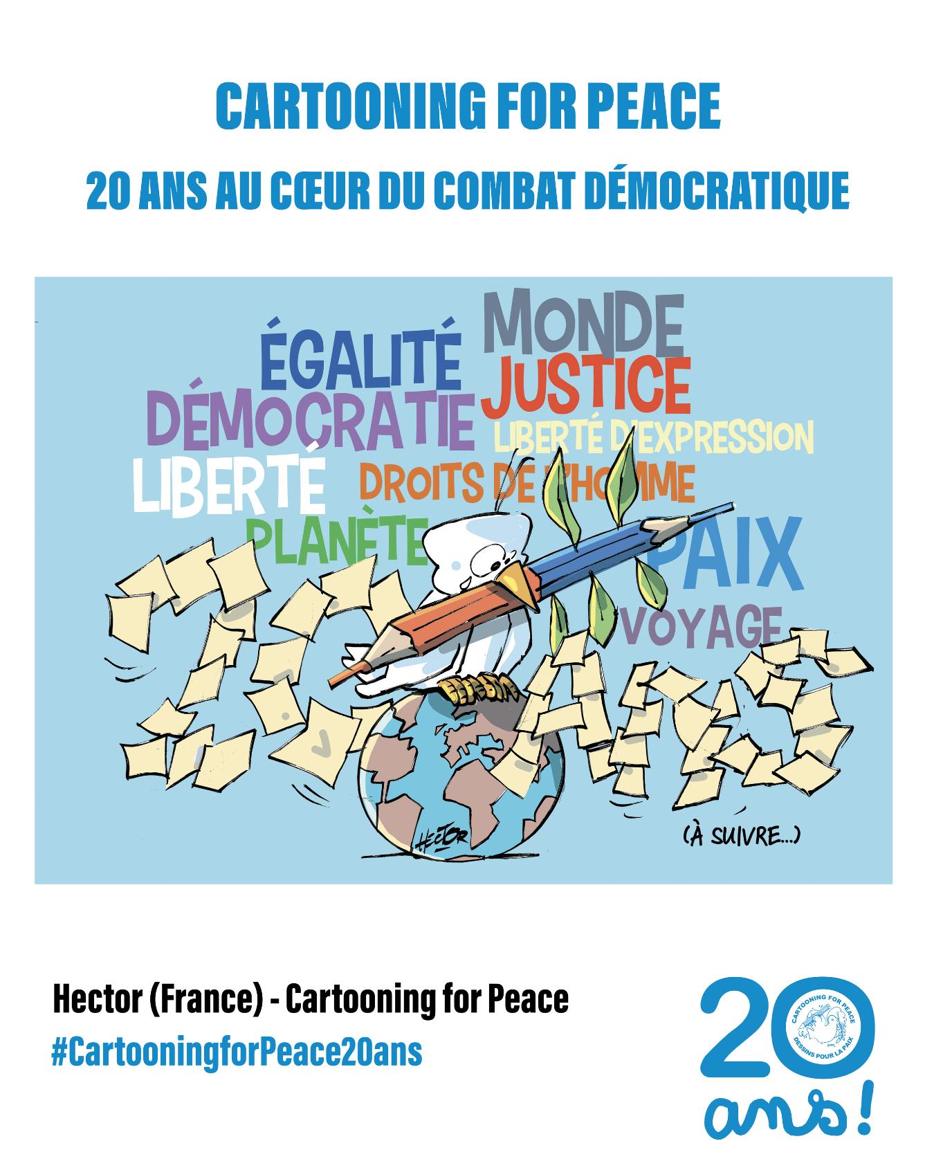  Cartooning for Peace Marks 20 Years with a Call to Defend Freedom of Expression
