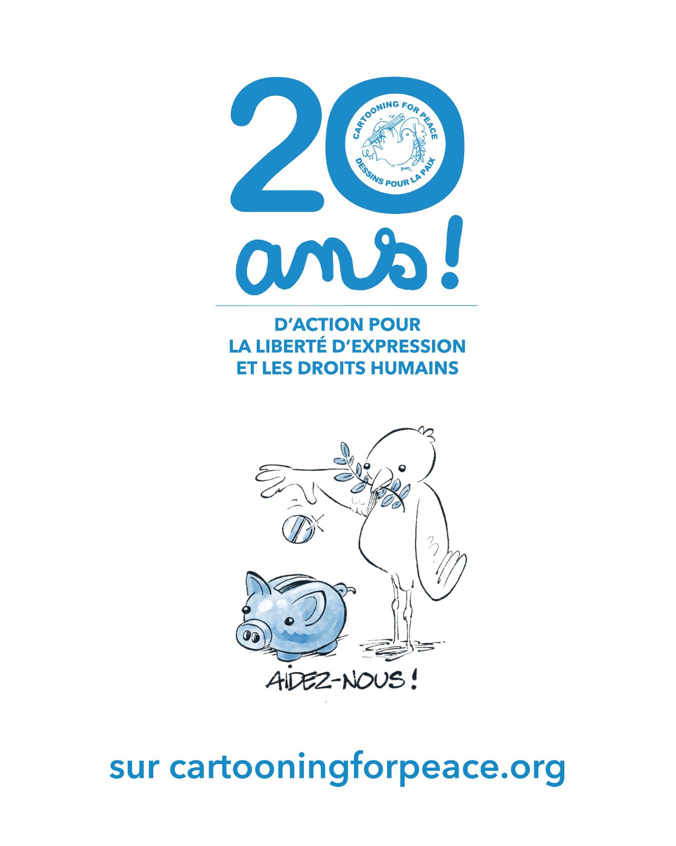  Cartooning for Peace Marks 20 Years with a Call to Defend Freedom of Expression